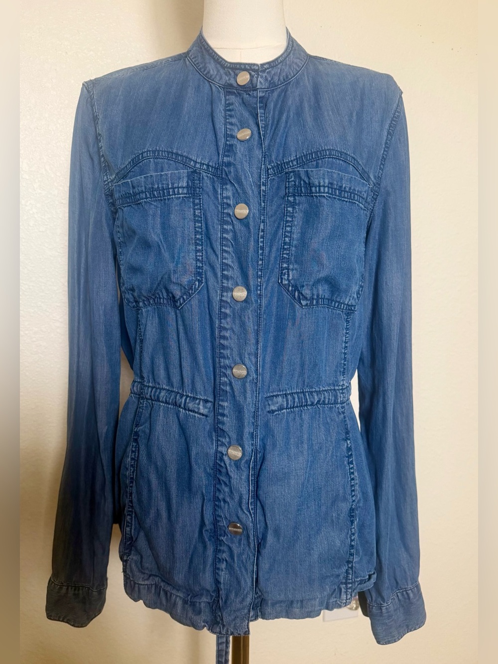Sanctuary Cinched Waist Jean Shirt